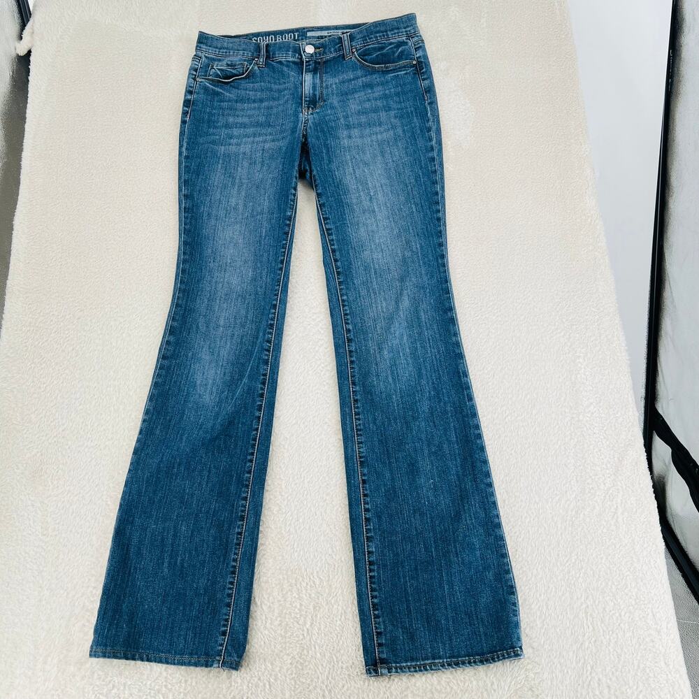 DKNY Women's Soho Boot Midrise Jeans 6  Med Wash   Casual  Western Gorpcore
